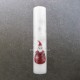 White Advent Pillar Candles - Father Christmas